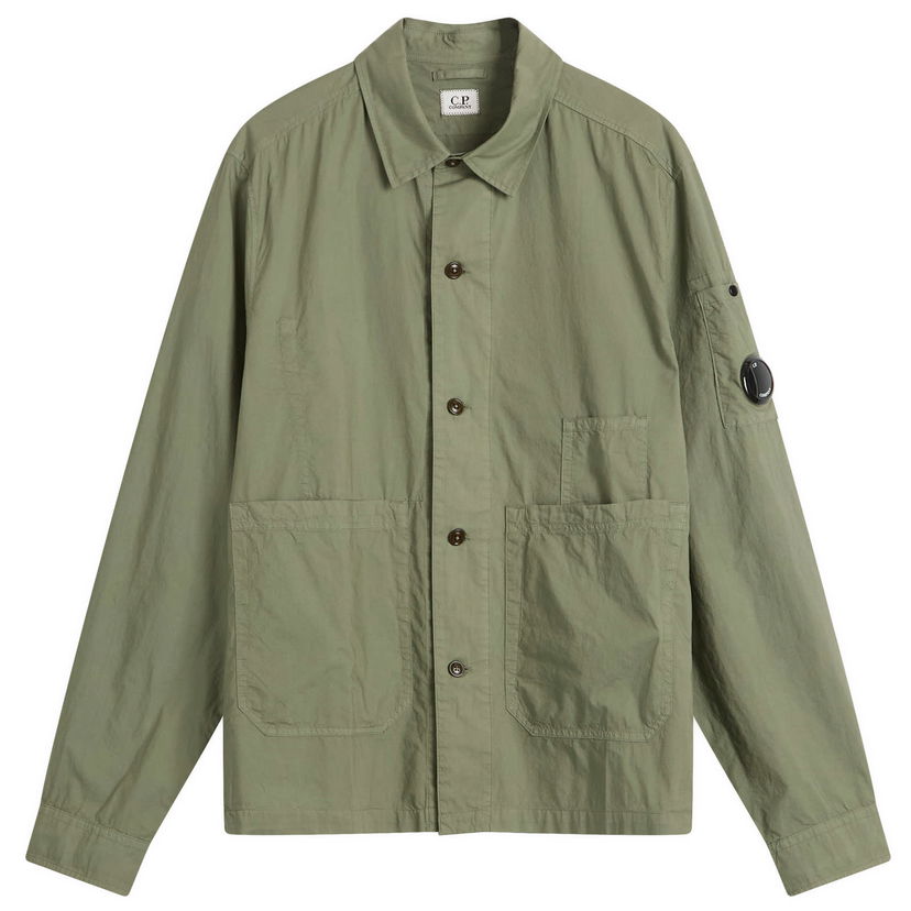 Paita C.P. Company C.P. Company Arm Lens Overshirt Vihreä | 18CMOS238A-005328G-GRN
