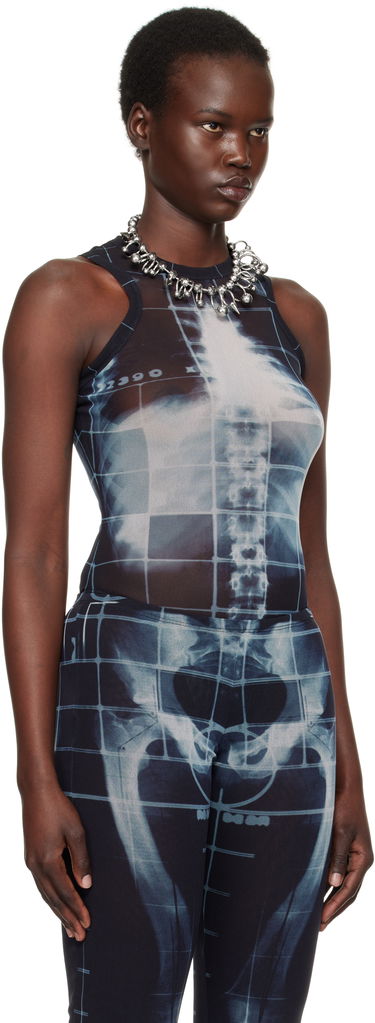 Leggingsit Jean Paul Gaultier Jean Paul Gaultier 'The Squeletor' Bodysuit Musta | 25/33-F-BD058-T580-005956, 1
