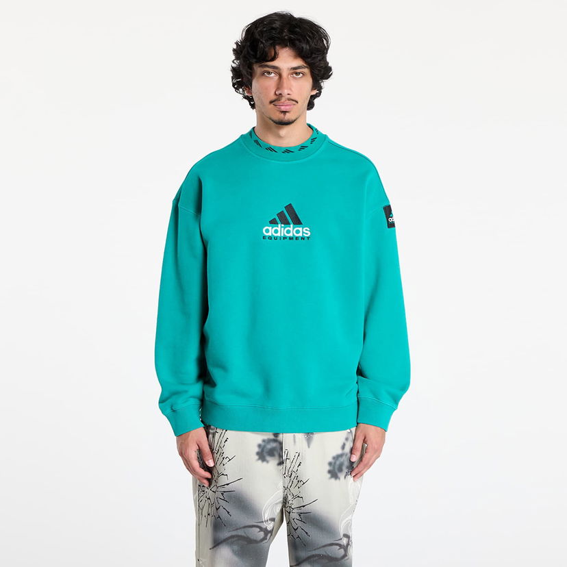 Huppari adidas Originals Equipment Wash Crewneck Sweatshirt Turkoosi | JX1570