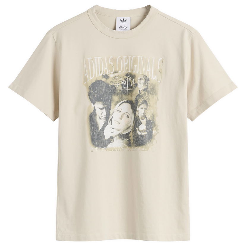 T-paita adidas Originals Women's Buffy the Vampire Slayer Graphic T-Shirt Beige | JX1282
