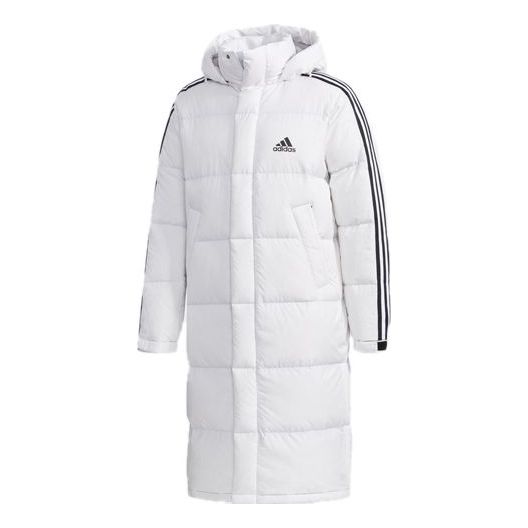 Parka adidas Originals 3st Long Parka Hooded Down Jacket Valkoinen | EH3991