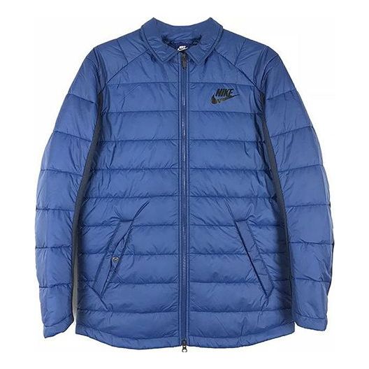 Puffer takki Nike Sports Warm Woven Jacket Sininen | 943355-423