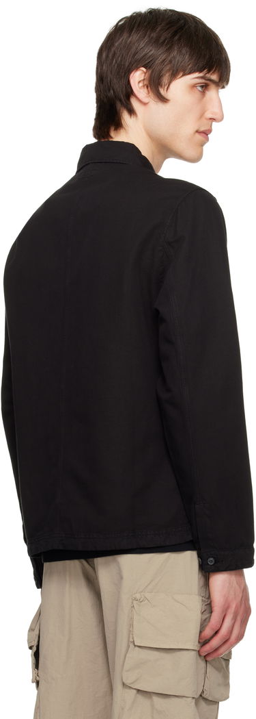 Takki C.P. Company C.P. Company Cotton Linen Overshirt Musta | 18CMOS200A-006273G, 2