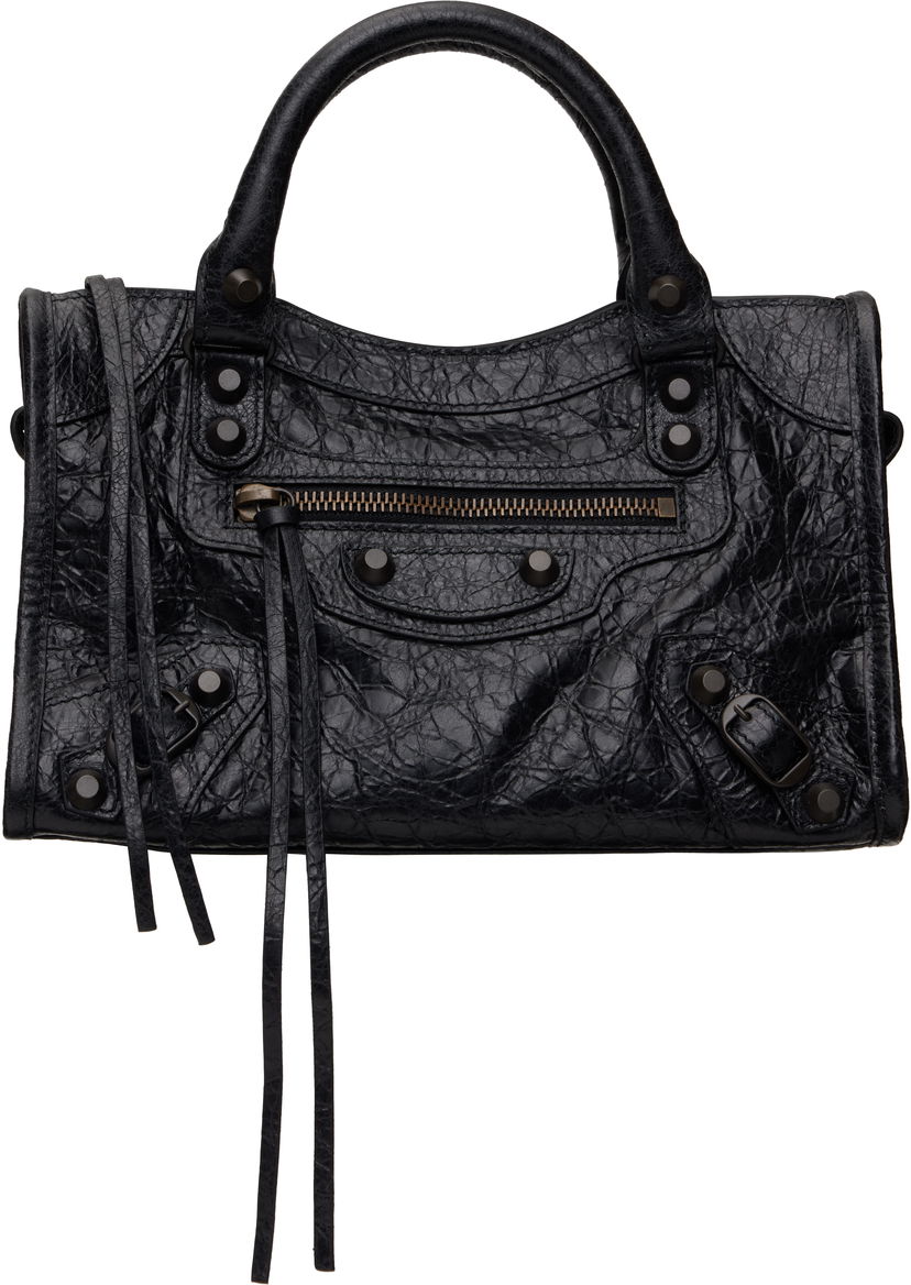 Käsilaukku Balenciaga Mini City Bag Musta | 806395 2ABEK