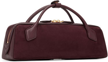 Käsilaukku Alaïa ALAÏA 'Le Teckel' Suede Clutch Bag Burgundia | AA1S06026CA577, 2