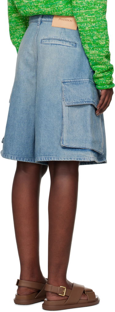 Shortsit JW Anderson JW Anderson Cargo Denim Shorts Sininen | DT0108-PG1735, 2