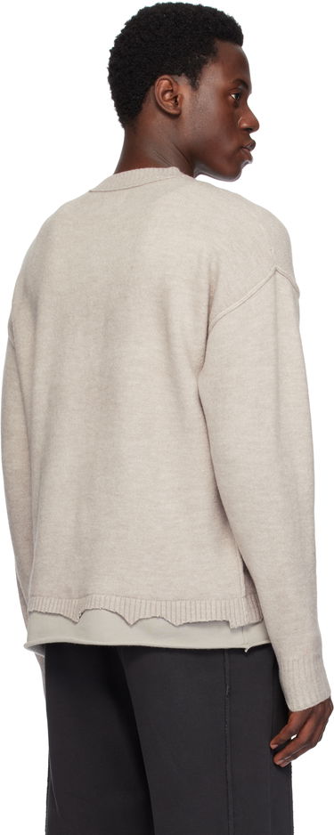 Villapaita izzue Izzue Layered Sweater Beige | IZXKNN4123W4NBGT, 2