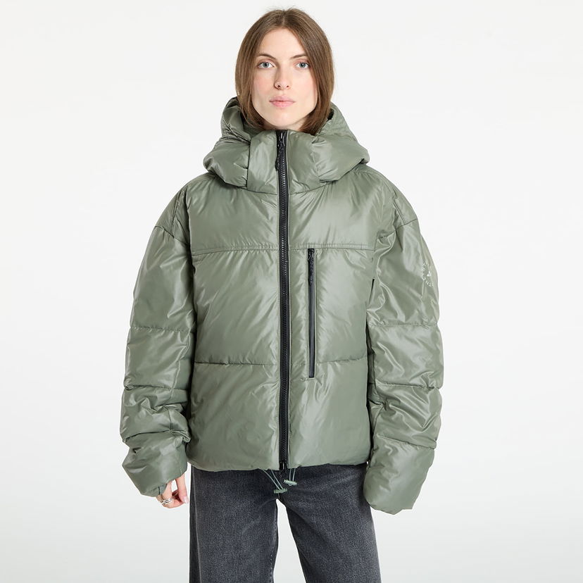 Puffer takki adidas Performance Stella McCartney Padded Winter Jacket Vihreä | JX4339