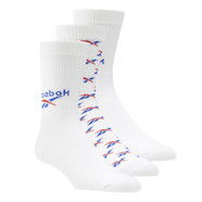 Sukat Reebok CL FO Crew Sock 3P Valkoinen | GG6684, 0