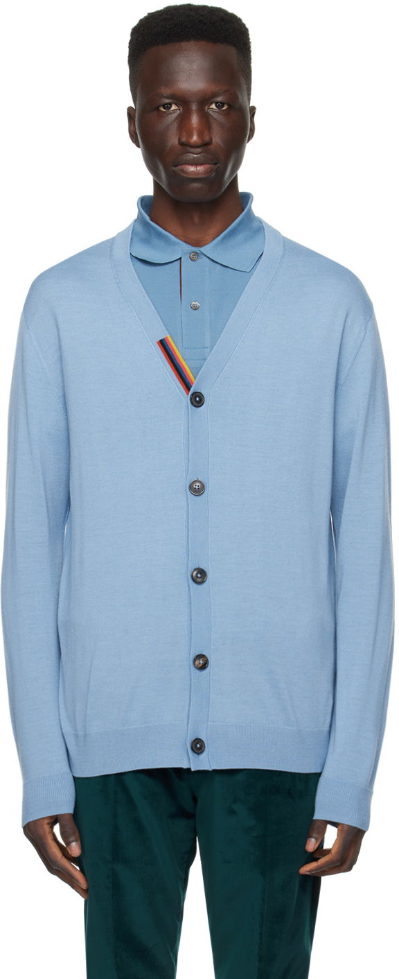 Villapaita Paul Smith Paul Smith Striped Cardigan Sininen | M1R-122X-L02094-41