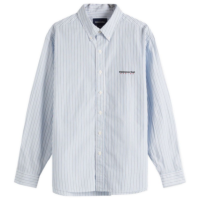 Paita thisisneverthat thisisneverthat DSN Striped Shirt Sininen | TN251WSHTL02-WHT