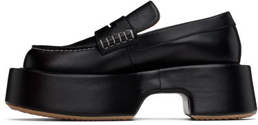 Vaatteet JW Anderson JW Anderson Leather Platform Loafers Musta | FW0169-LA0020, 2