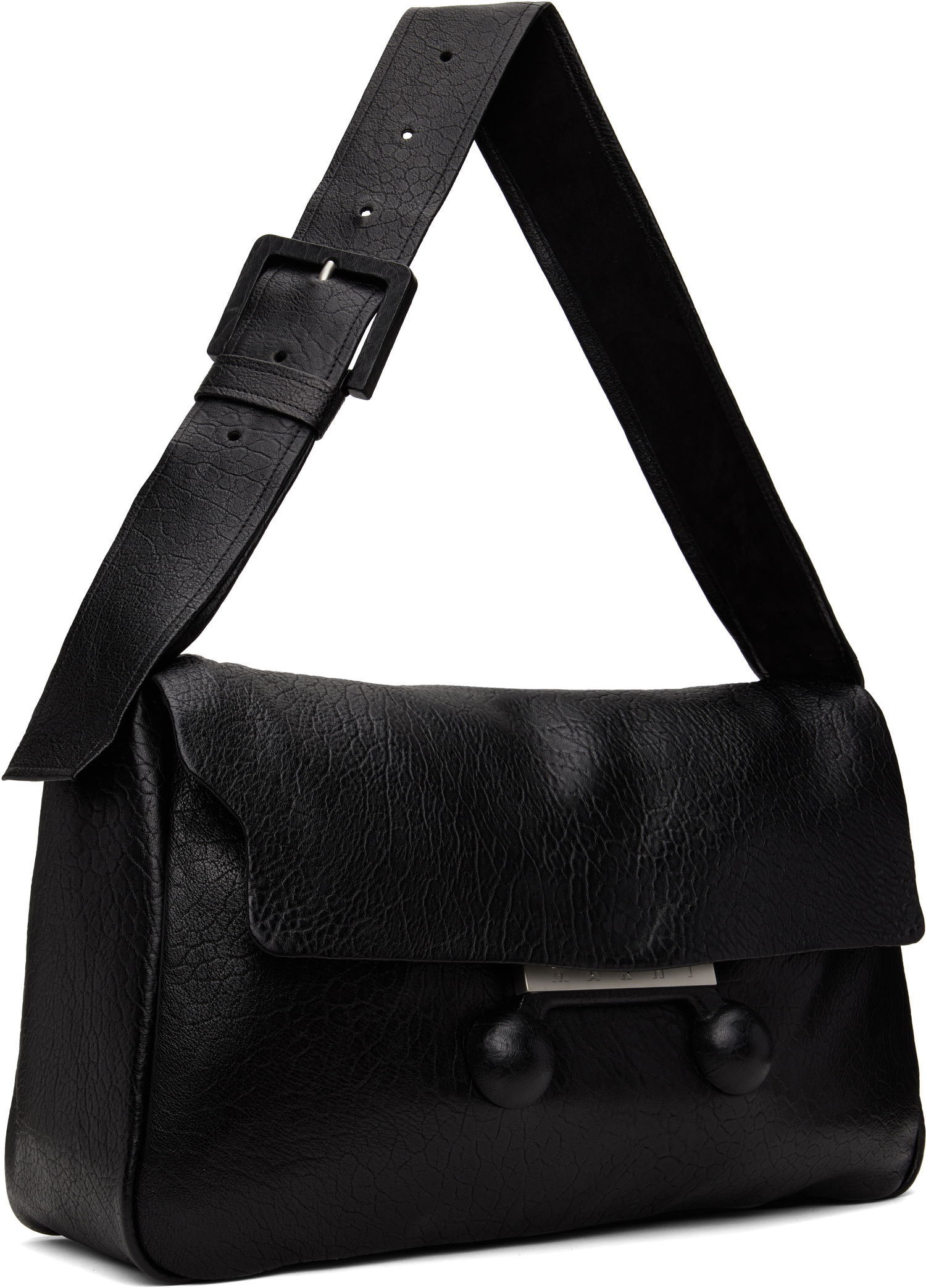 Olkalaukku Marni Marni Nappa Extra Large Trunkaroo Soft Shoulder Bag Musta | SBMP0211U0 P8033, 1