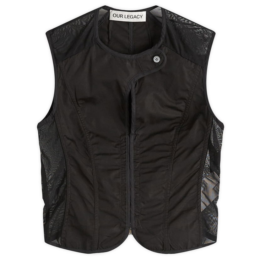 Liivi OUR LEGACY Our Legacy All Day Poplin Corset Vest Top, X-Small Musta | W2252CVB
