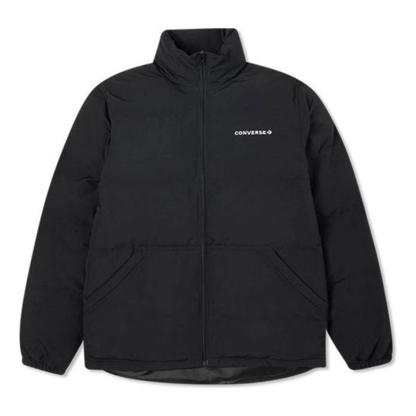 Puffer takki Converse Core Puffer Jacket Musta | 10021946-A03