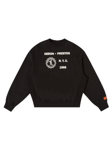 Huppari HERON PRESTON Medieval Heron Crew Musta | HMBA020F22JER0051001
