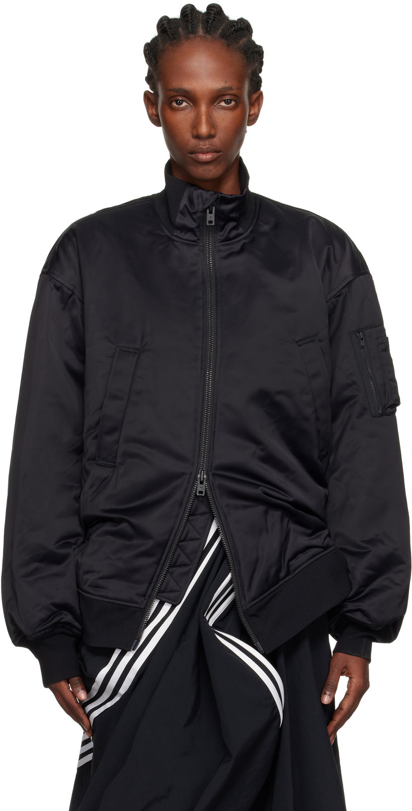 Bomber-takki Y-3 Y-3 Bomber Jacket Musta | JX2292