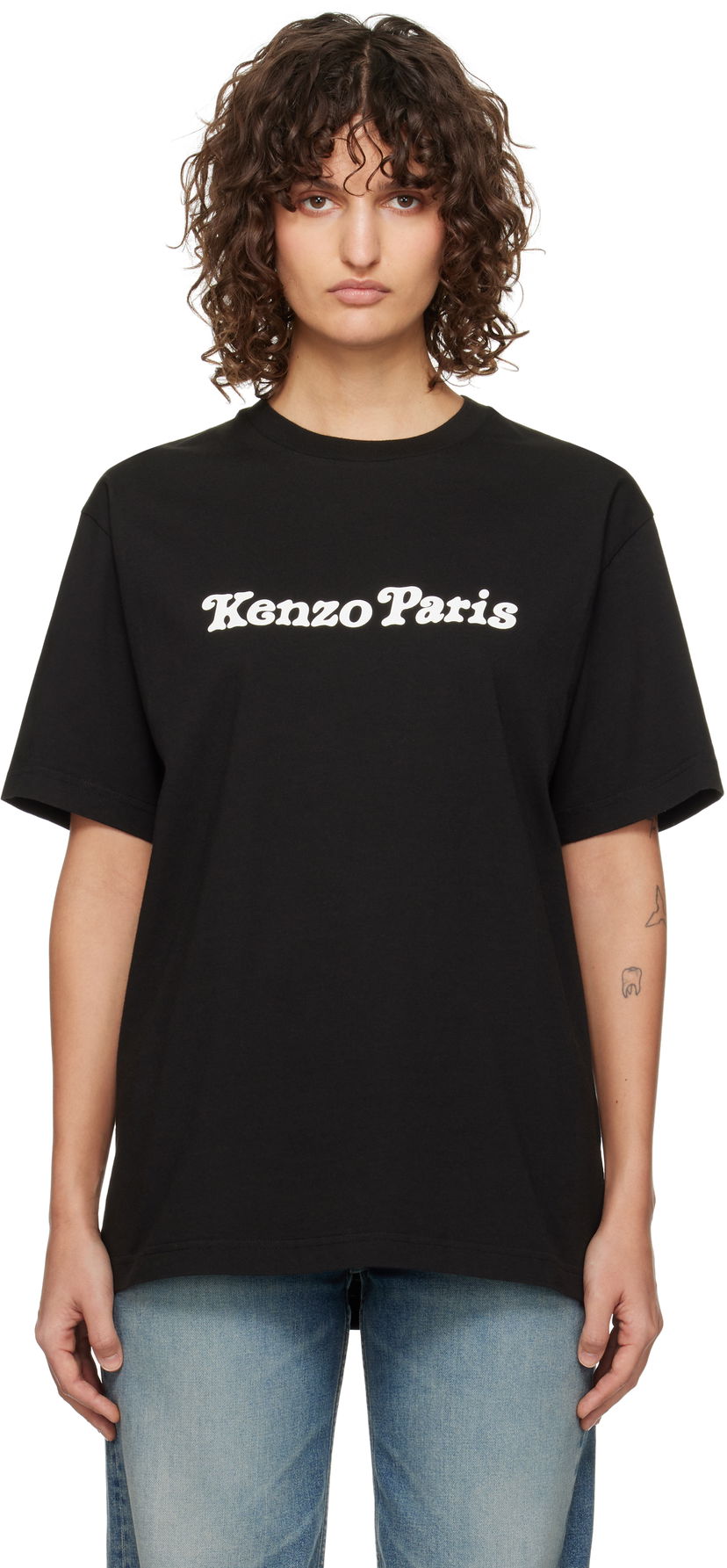 T-paita KENZO VERDY Edition Oversized T-Shirt Musta | FF58TS4814SG