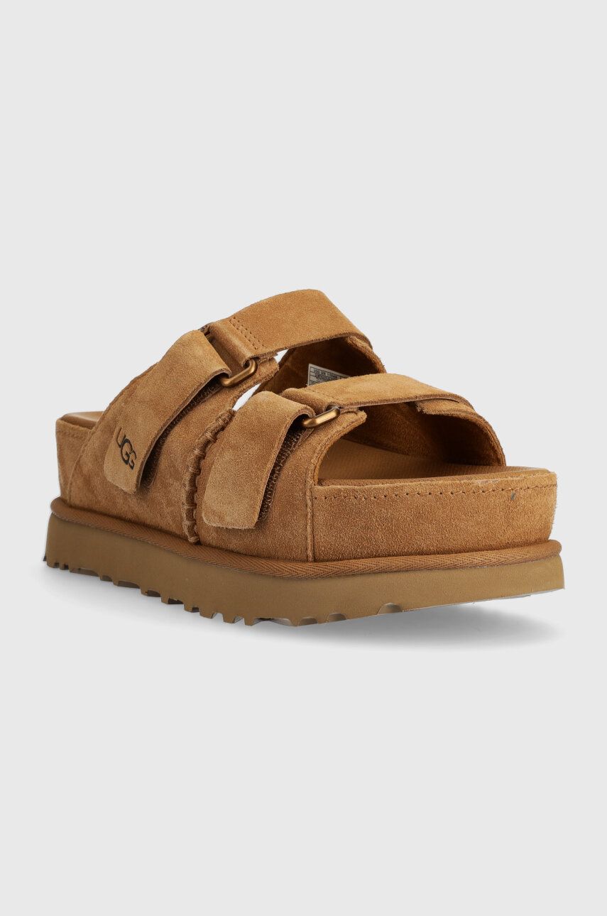 Tennarit ja kengät UGG Goldenstar Hi Suede Platform Slides Ruskea | 1155458-CHE, 1