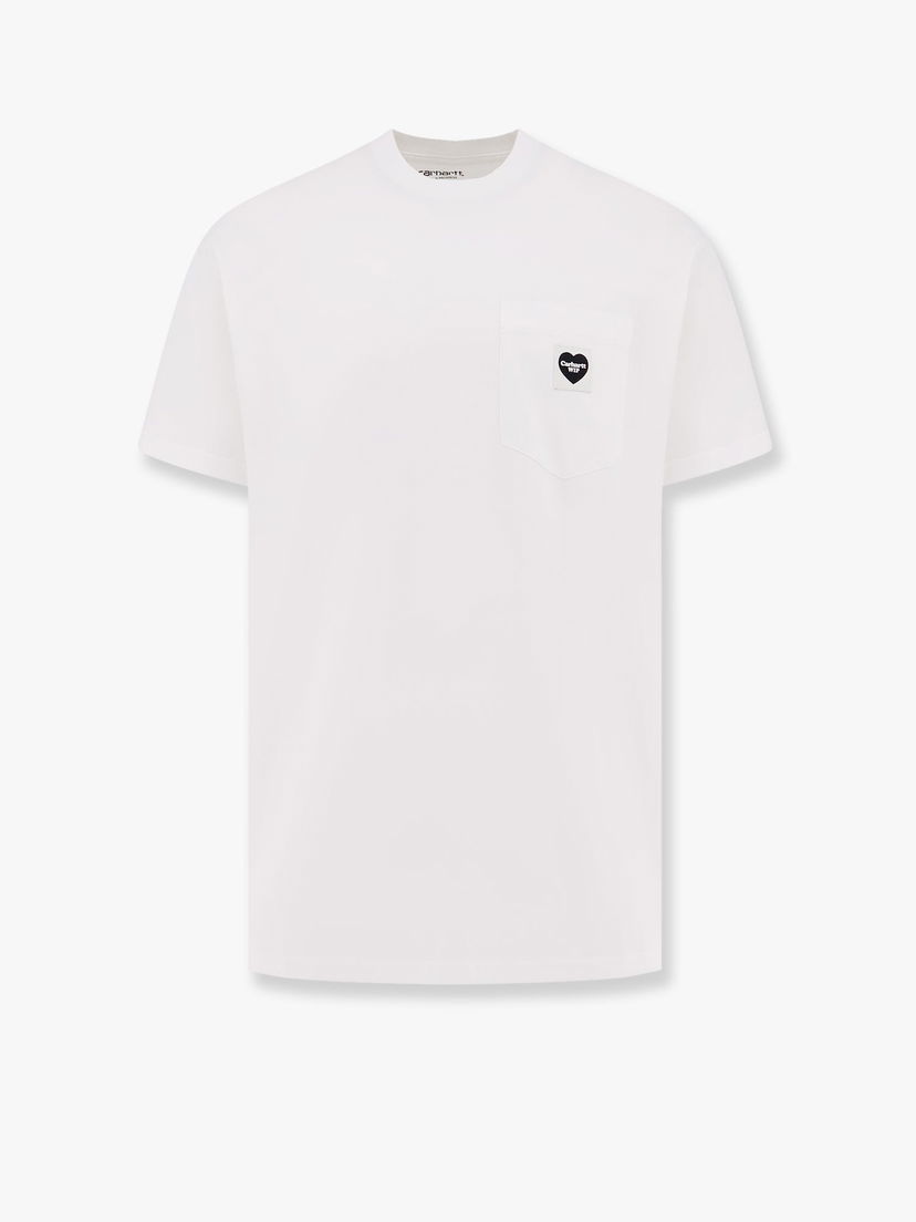 T-paita Carhartt WIP Carhartt WIP Pocket T-Shirt Valkoinen | I03212800AXX