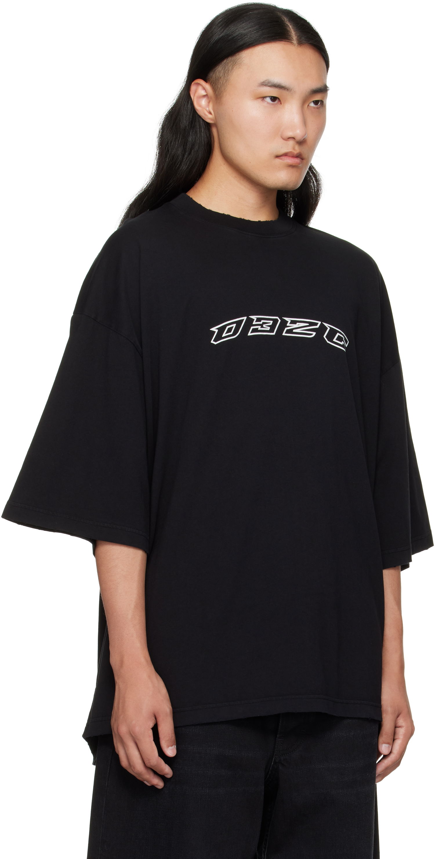 T-paita 032C 032c Hansel and Gretel Oversized T-Shirt Musta | F25-URC-0152-050, 1
