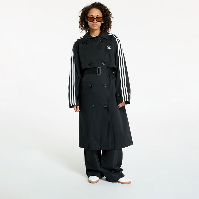 Takit adidas Originals Tcoat Twill Black Musta | IZ0381