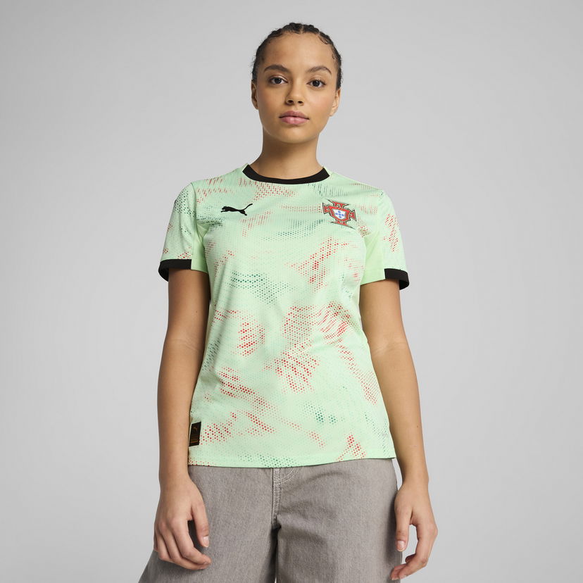 Jersey Puma Portugal Women's 2025 Away T-Shirt Vihreä | 779211_05