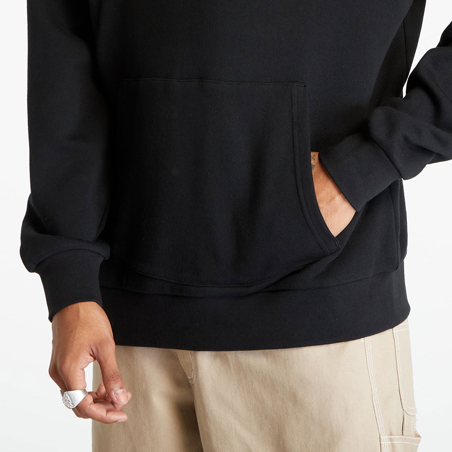 Huppari RIPNDIP Ryu Embroidered Hoodie Musta | RND10204, 1