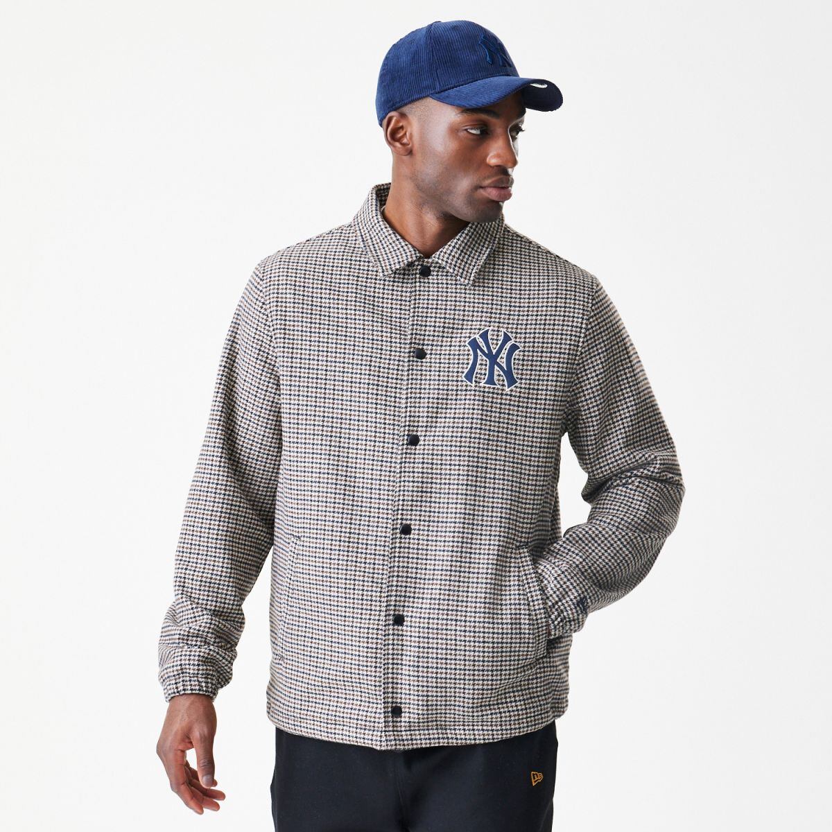 Takki New Era MLB NY Yankees Check Coach Jacket Monivärinen | 60758728, 1