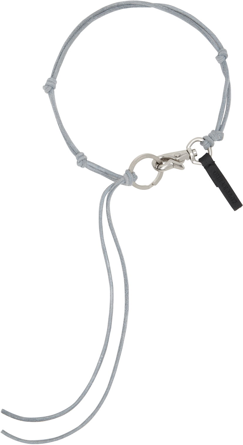 Avaimenperät OUR LEGACY Our Legacy Ladon Suede Necklace Harmaa | A2238LBE