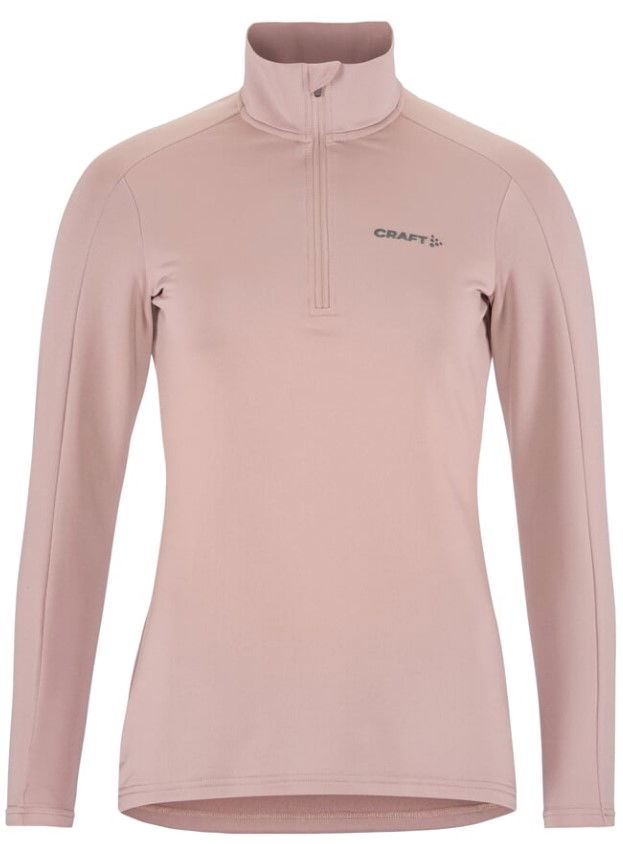 Huppari Craft Half Zip Long Sleeve Top Vaaleanpunainen | 1909497-726000