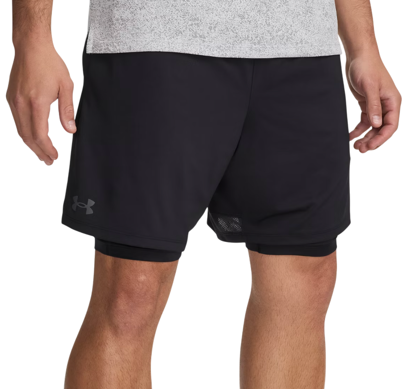 Shortsit Under Armour Under Armour UA Tech Vent 2-in-1 Shorts Musta | 6005917-001