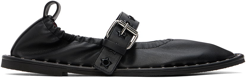 Tennarit ja kengät Stella McCartney Stella McCartney Star-Studded Ballerina Flats Musta | 810429W1IL0