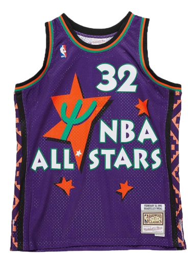 Jersey Mitchell & Ness ALL STAR 1995 East Shaquille O'Neal Swingman Jersey Violetti | SMJYAC20037-ASEPURP95SON
