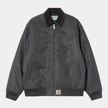Takki Carhartt WIP WIP Santa Fe Alumni Jacket Harmaa | I035147_9, 4