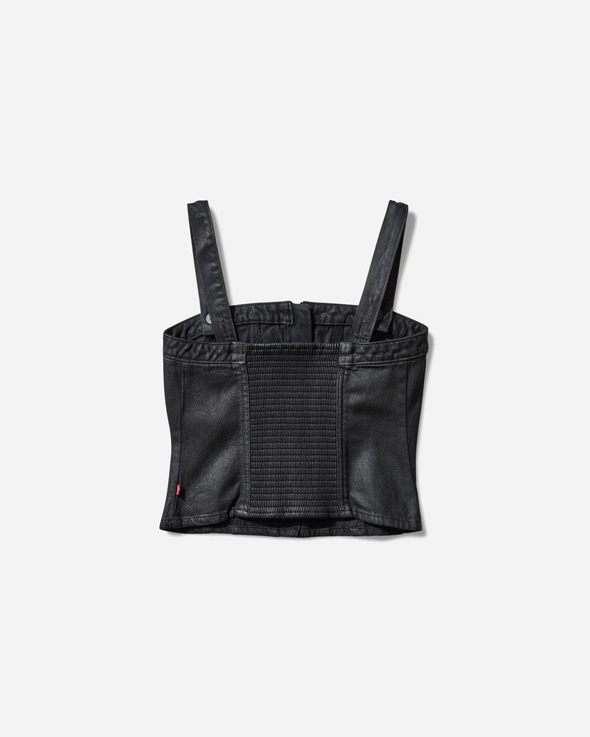 Crop top Levi's Sculpted Bustier Top Musta | 001W4 0004