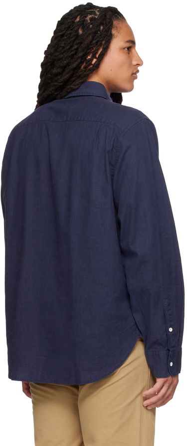 Paita rag & bone Rag & Bone Gus Button-Down Shirt Tummansininen | MBW23PA440CHML, 2