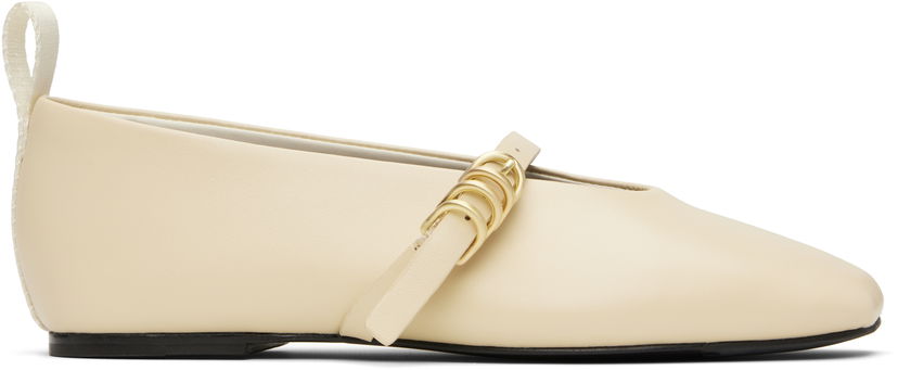 Tennarit ja kengät rag & bone rag & bone Spire Mary Jane Ballerina Flats Beige | WFF24HF1007LE07