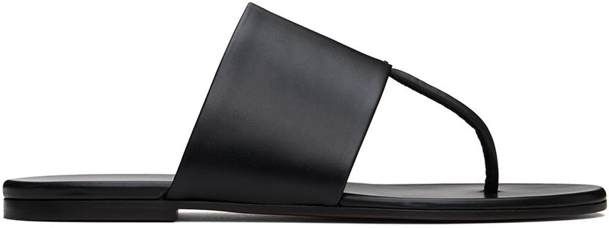 Vaatteet The Row The Row Signum Thong Sandals Musta | F1534-L57, 0