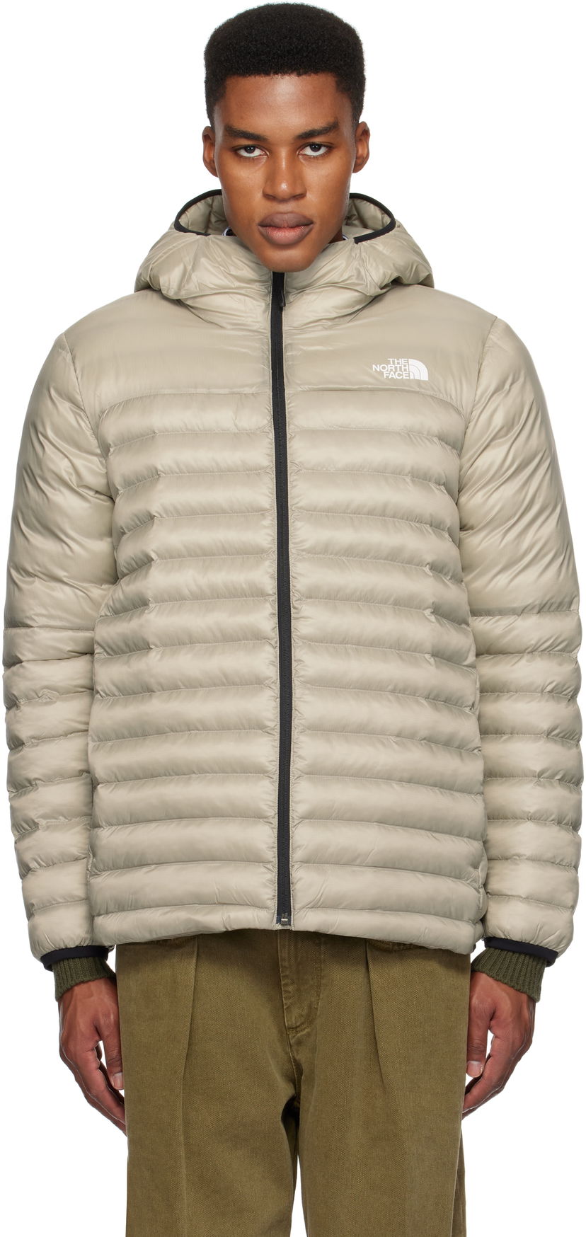 Puffer takki The North Face Terra Peak Down Beige | NF0A88TV