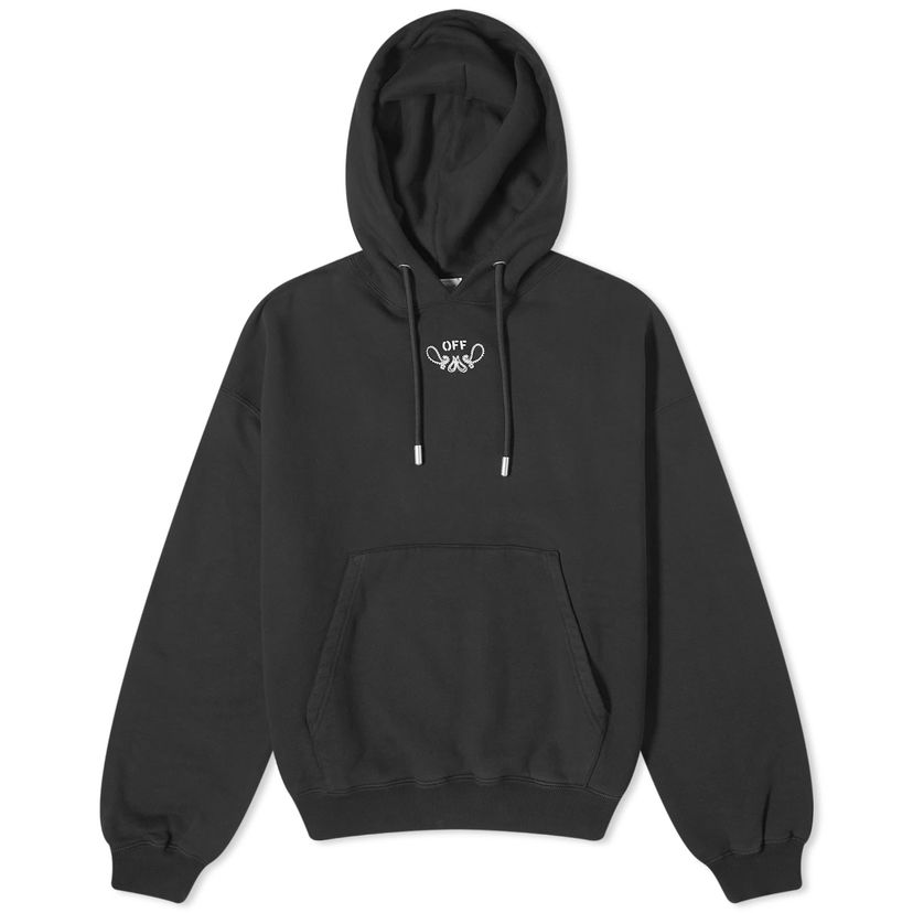 Huppari Off-White Bandana Half Arrow Popover Hoodie Musta | OMBB118S24FLE0011001