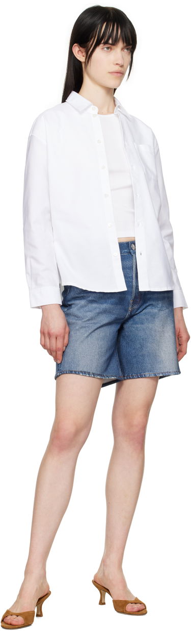 Shortsit rag & bone Rag & Bone Miramar Terry Kaia Shorts Sininen | WCW25S90008200, 3