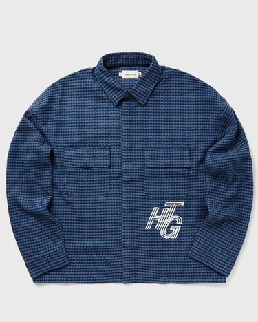Paita Honor The Gift Houndstooth Overshirt Sininen | HTG240460-NAVY, 0