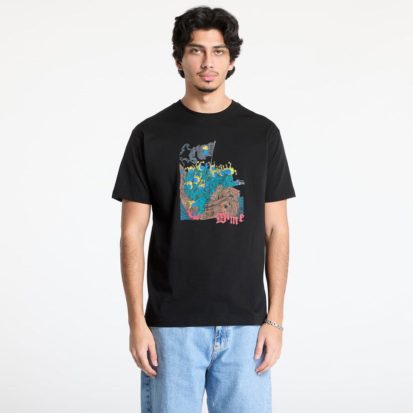 T-paita Dime DIME Folly T-Shirt Musta | DIMEHO2463BLK