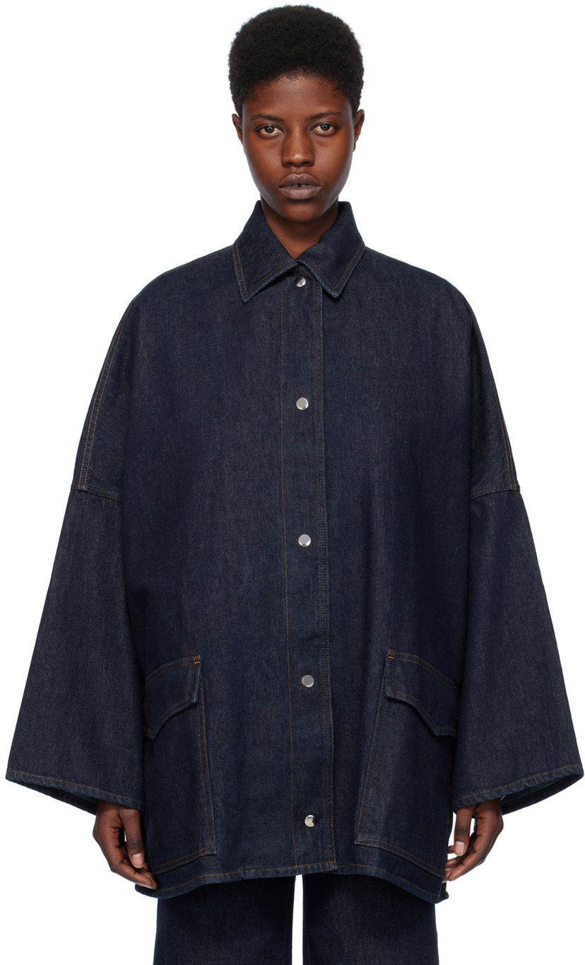 Takki TOTEME TOTEME Denim  Jacket Sininen | 241-WRO1050-FB0045