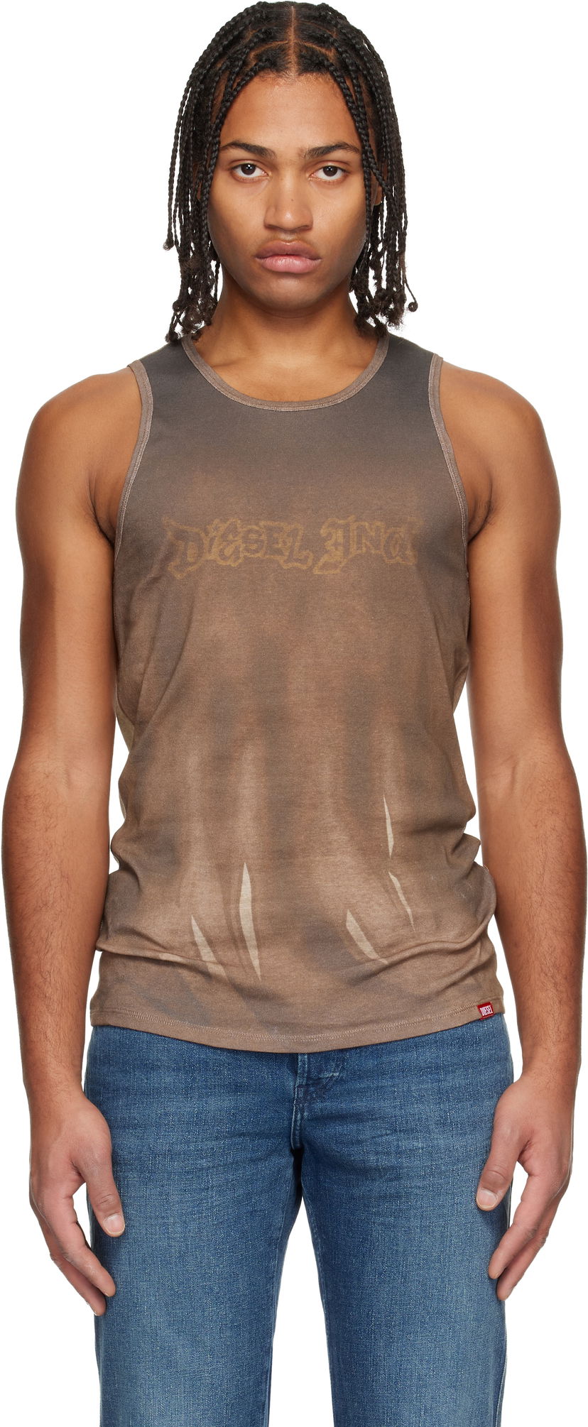 Tankkitoppi Diesel T-Lifty-Show Tank Top Ruskea | A21618-0WICL-7EUA