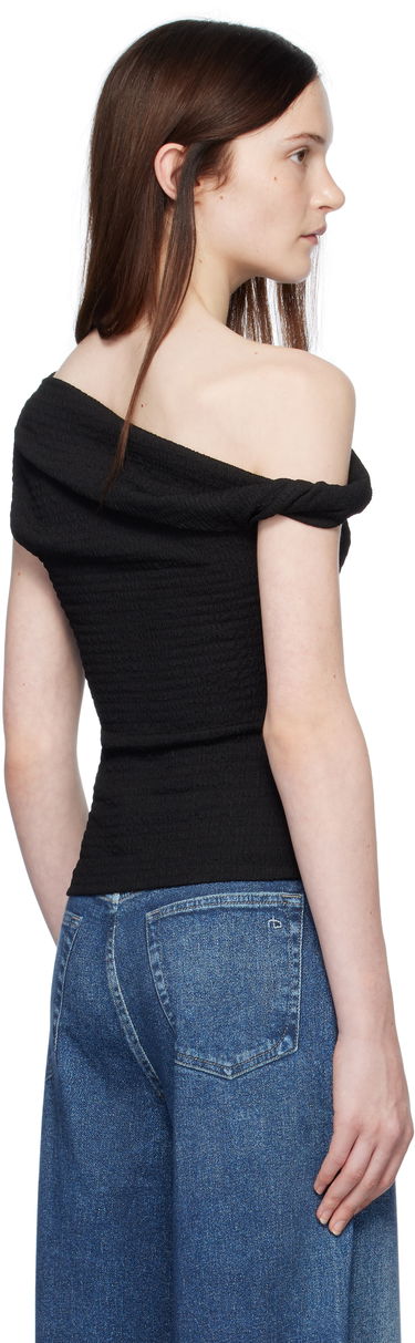 Tankkitoppi rag & bone rag & bone Lou Off Shoulder Blouse Musta | WAC24HT032TM32, 2