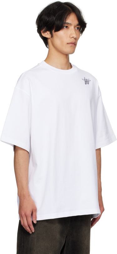T-paita We11done We11done Printed T-Shirt Valkoinen | WD-TP6-20-073-U-WH, 4