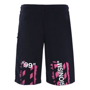 Shortsit Off-White Virgil Abloh Diag Stencil Sweatshorts Musta | OMCI006R190030151028