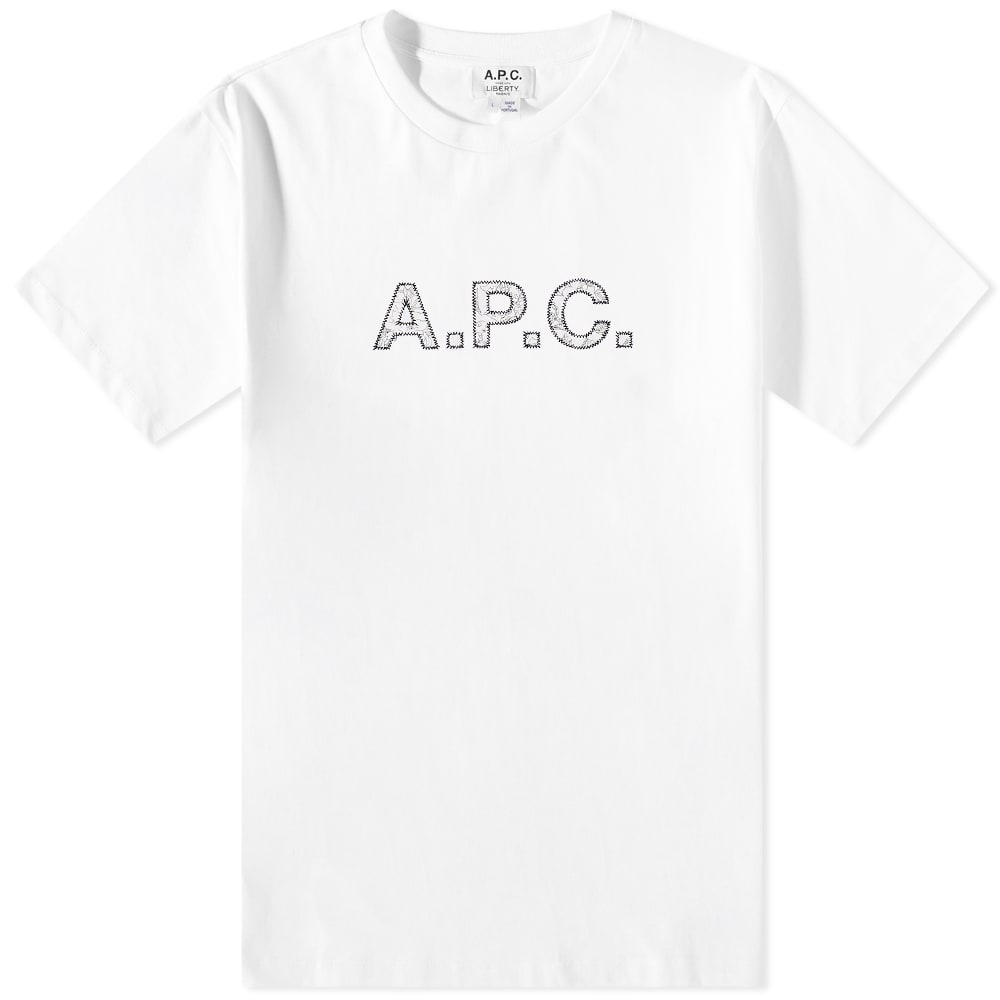 T-paita A.P.C. Liberty x Dragon Logo Tee Valkoinen | COFDW-H26255-AAB, 0